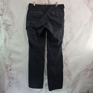 511 Tactical Pants Women 8 Long Black Cargo Pockets Stryke Navy Knees 5.11